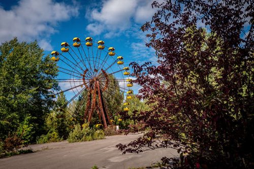 Ferris Wheel at Pripyat Fairground, Chernobyl Exclusion Zone, Ukraine